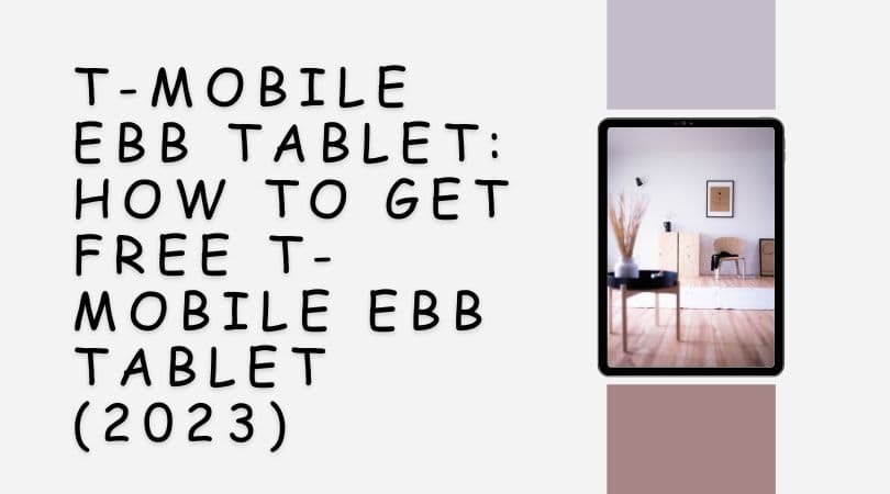 T-Mobile EBB Tablet