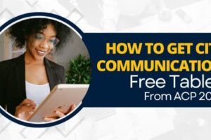 How to Get City Communications Free Tablet From ACP 2023